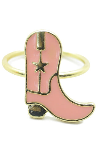Cowgirl Boot Ring