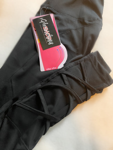 Crisscross Active Legging-Black