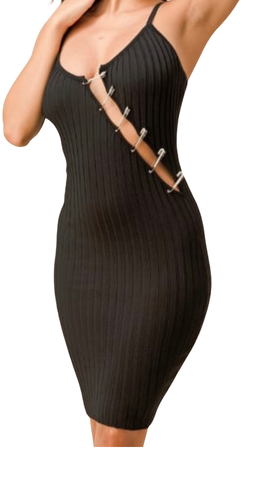 Determined Dress- Black