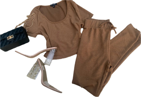 Snug Cotton Set -Mocha